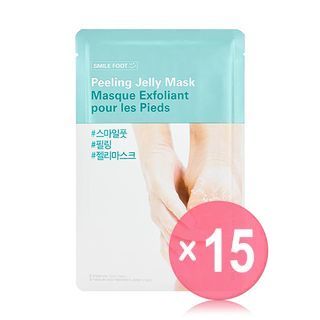 THE FACE SHOP - Smile Foot Peeling Jelly Mask 40ml (x15) (Bulk Box)