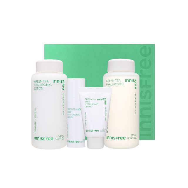 innisfree Green Tea Hyaluronic Skincare Special Set YesStyle