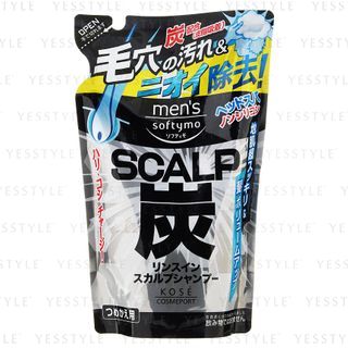 Kose - Softymo Men's Scalp Charcoal Shampoo Refill