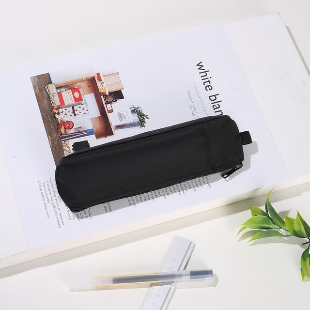 Melois-Plain Nylon Pencil Case