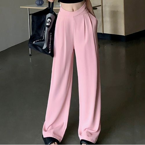 Bloombloom - High Waist Wide-Leg Pants, YesStyle