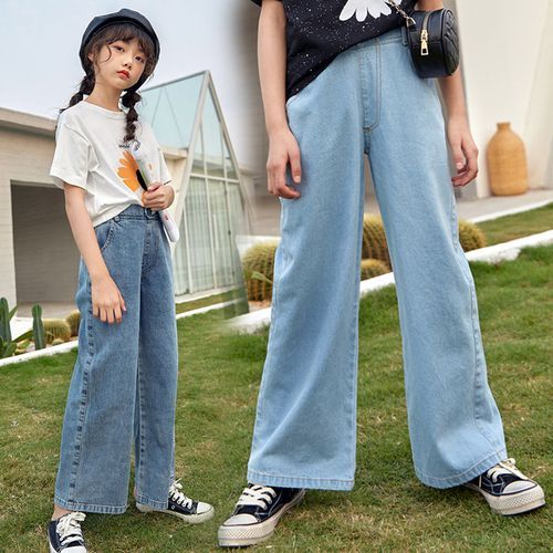 Amazon.com: SySea Girls Wide Leg Pants Kids Cute Print High Waisted Loose  Fit Comfy Belted Lounge Trousers with Pockets Black: Clothing, Shoes &  Jewelry
