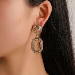 B.muse - Glitter Hoop Dangle Earring B.muse - Glitter Hoop Dangle Earring