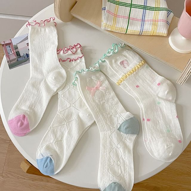 MOGLA-Lettuce Edge Socks