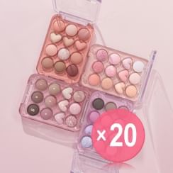 colorgram - Pin Point Eyeshadow Palette - 5 Types (x20) (Bulk Box)