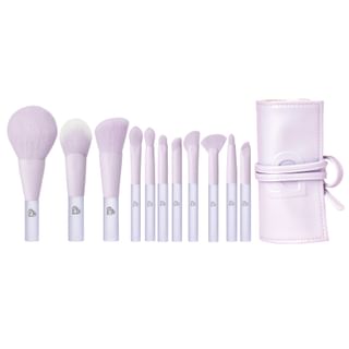 BLJ - Mini Make Up Brush Pouch Set - Purple