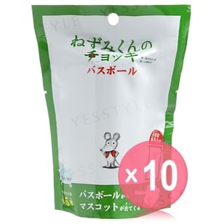 MANABURO - Mouse Vest Pancake Bath Ball 10pcs Bundle Set