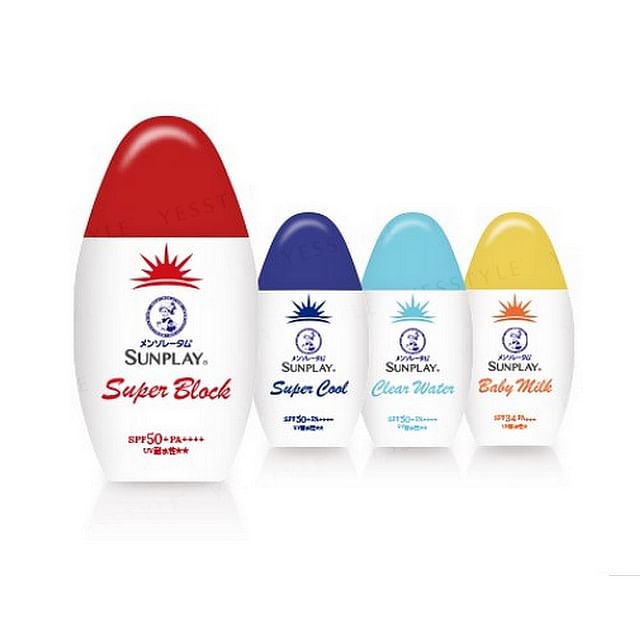 rohto sunplay clear water sunscreen