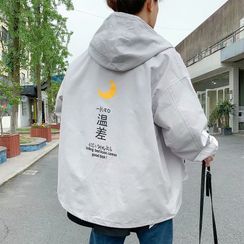 DuckleBeam - 月亮印花连帽夹克 DuckleBeam - 月亮印花连帽夹克