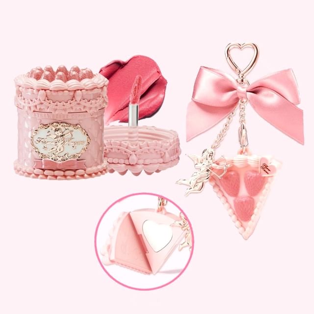 【リーメント 恋するpink】袋未開封5点セット Flower Knows - Bundle: Strawberry Cupid Pink Charm Set