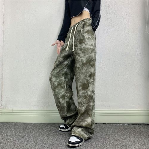 Tie dye elastic online waist sweatpants