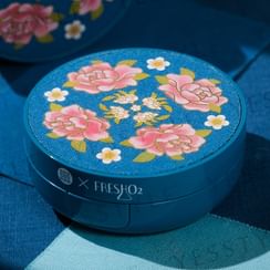 FreshO2 - Treasured Palace Museum Series Enamel Floral Porcelain Skin Cushion Compact SPF 50+ PA+++