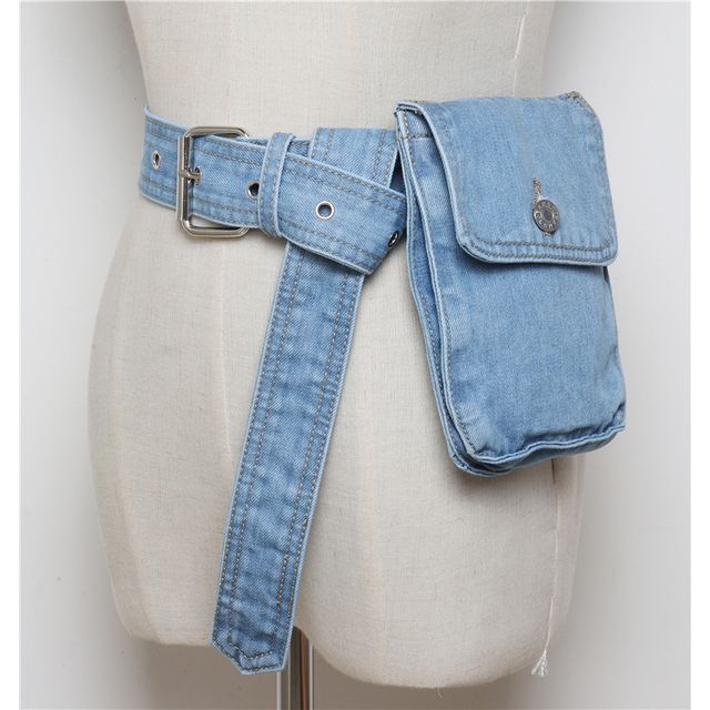Poyol-Denim Belt Bag