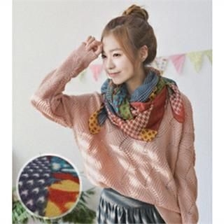 GOROKE Patterned Scarf YesStyle