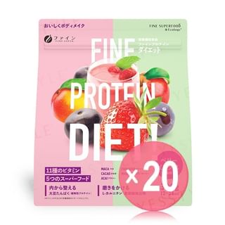 FINE JAPAN - Fine Protein Diet Powder Berry Mix (x20) (Bulk Box)