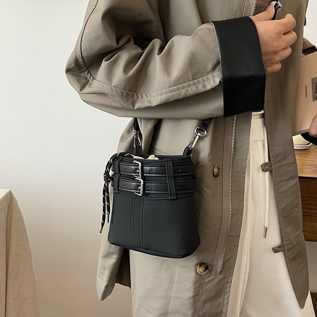 Mulgam-Buckled Bucket Bag
