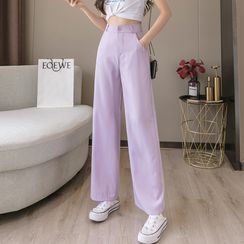 Taraffin - Chiffon Wide Leg Pants Taraffin - Chiffon Wide Leg Pants