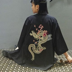 LINSI - 刺绣和服夹克 LINSI - 刺绣和服夹克