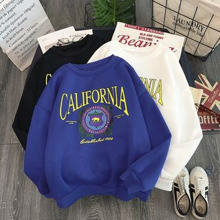 letter print sweatshirt