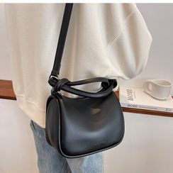 ViVio - Plain Faux Leather Crossbody Bag