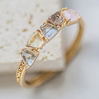 DECADES-Sterling Silver Gemstone Ring