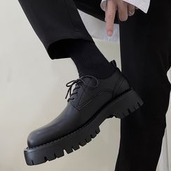 VEAZ - Lace-Up Platform Oxford Shoes
