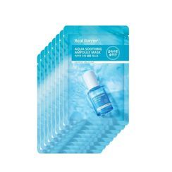 Real Barrier - Aqua Soothing Ampoule Mask Set