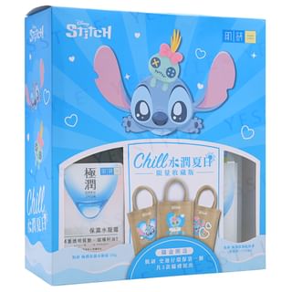 Rohto Mentholatum - Disney Stitch Hada Labo Chill Summer Light Cream Limited Set