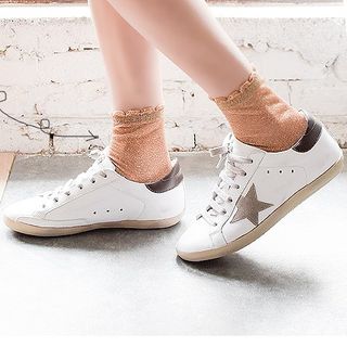 SHINSHIN - Glitter Sheer Socks