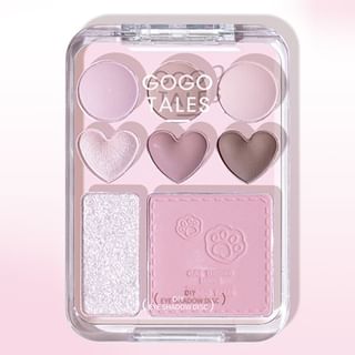 GOGO TALES - Heart Blush Palette - Smoky Pink