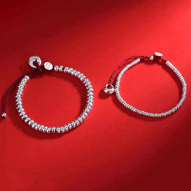 Seirios-Alloy Bead String Bracelet