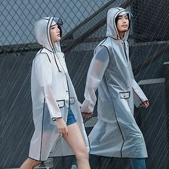 Pagala - 滾邊半透明雨衣 Pagala - 滾邊半透明雨衣