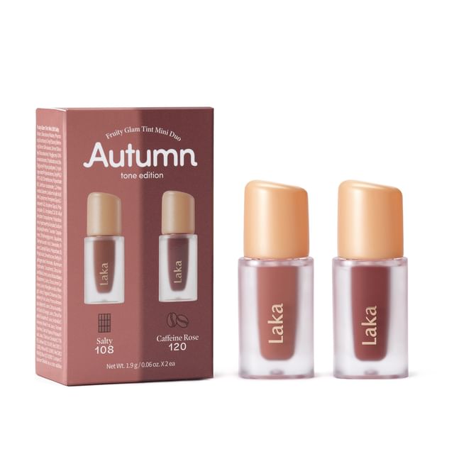 Laka-Zestaw specjalny Fruity Glam Tint Mini Duo 7 rodzajów