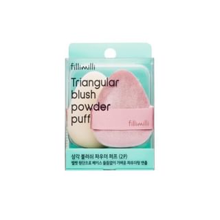 fillimilli - Triangular Blush Power Puff Set