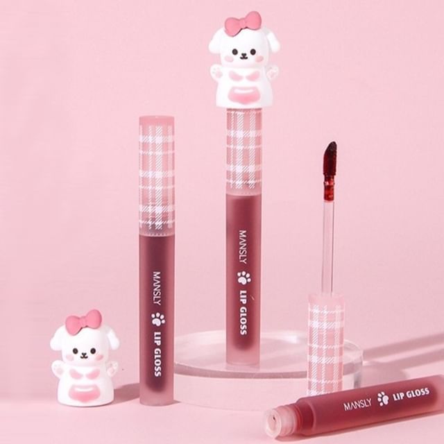 MANSLY-Puppy Series Watery Mirror Lip Gloss - Gloss à lèvres - 3 couleurs