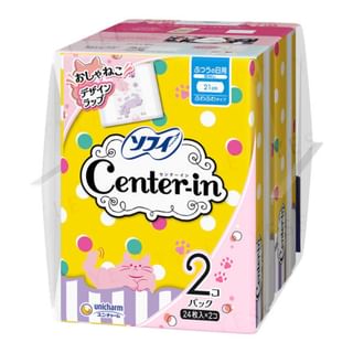 Unicharm - Center-In Feminine Pads Without Wings 21cm