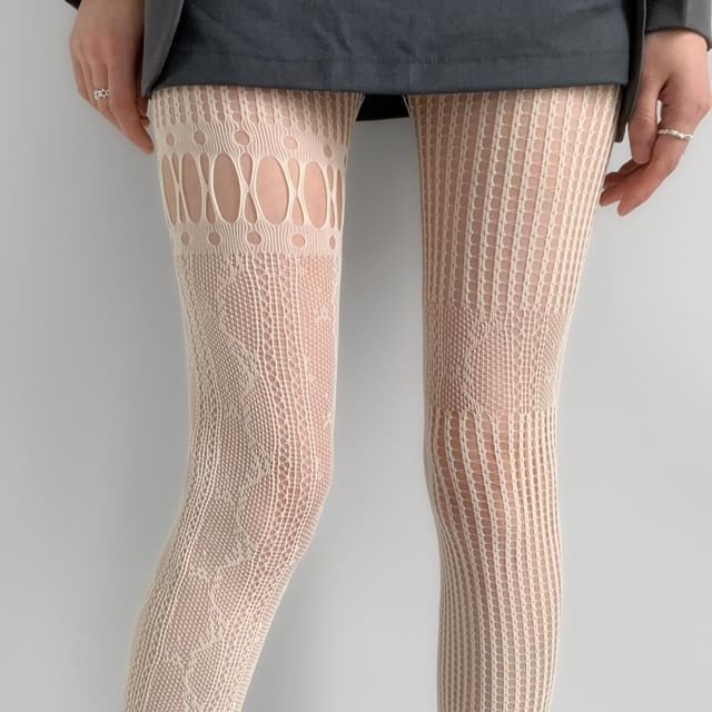Desperim-Hollow Plain Tights