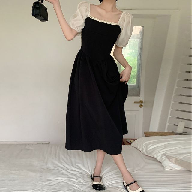 knit flowy dress MIDI & MAXI DRESSES – East Coast Ivy Boutique main image 1