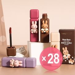 Heng Fang - Boo Boo Milk Rabbit Lip Mud - 4 Colors (x28) (Bulk Box)