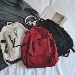 Anna Momo - Plain Nylon Backpack Anna Momo - Plain Nylon Backpack