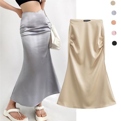 Net fishtail 2024 midi skirt