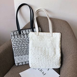 lace tote bag