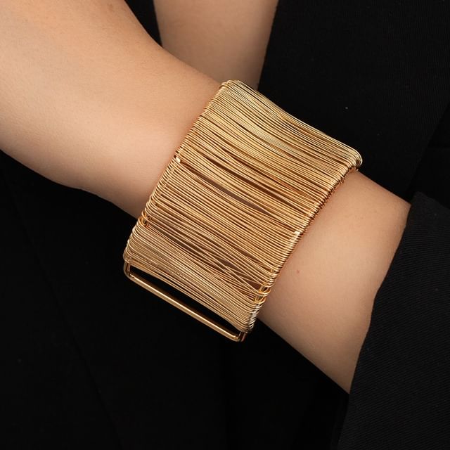 PANGU-Layered Alloy Open Bangle