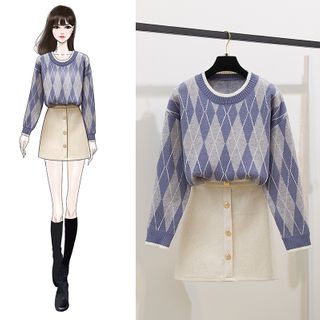 sweater skirt a line