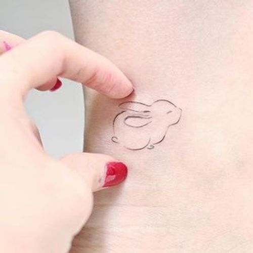 METZ - Rabbit Temporary Tattoo Sticker | YesStyle