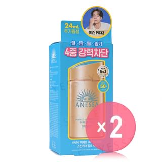 Shiseido - Anessa Perfect UV Sunscreen Skincare Milk NA Set SPF 50+ PA++++ 2pcs Bundle Set