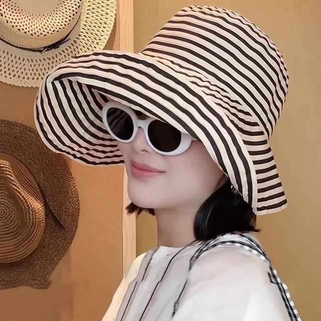 FROME-Striped Bucket Hat