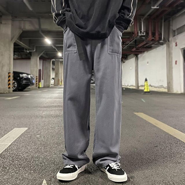 straight cut cargo pants