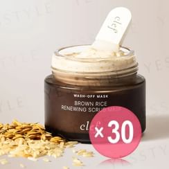 clef - Brown Rice Renewing Scrub Mask (x30) (Bulk Box)