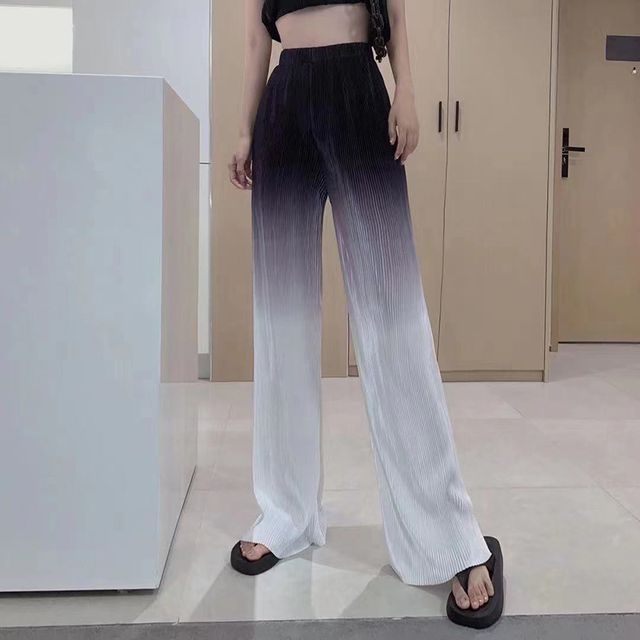 Everose-Gradient Wide-Leg Pants